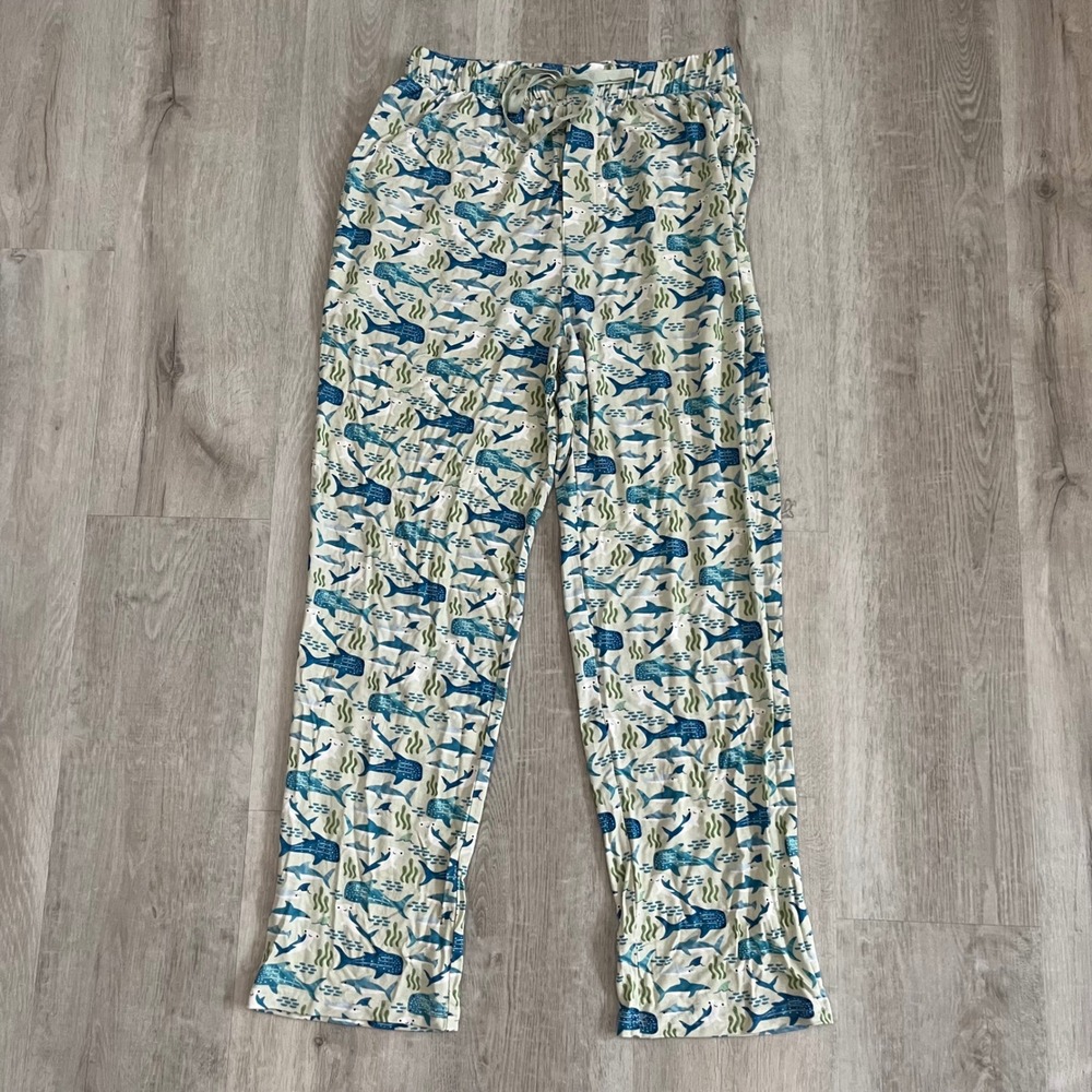 Emerson and Friends Shark Friends Bamboo Pajama Relaxed Pants Lounge Small NWT - Picture 5 of 12